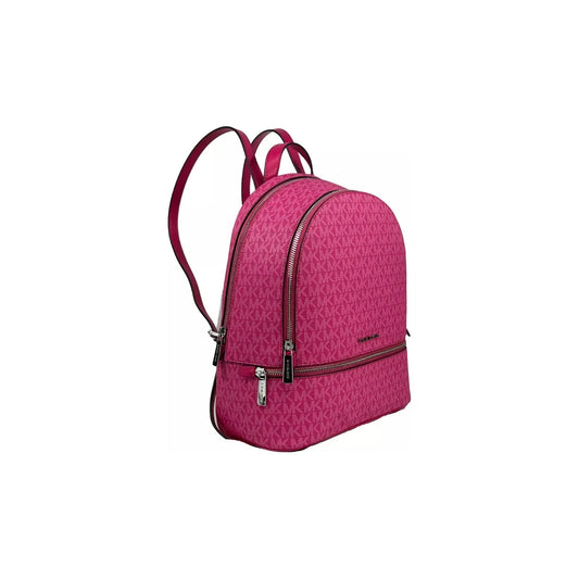 Michael Kors Michael Kors Rhea Medium PVC Backpack Bookbag Dragon Fruit 30716 1728,67346104480,Backpacks - Women - Bags,Michael Kors,New with tags