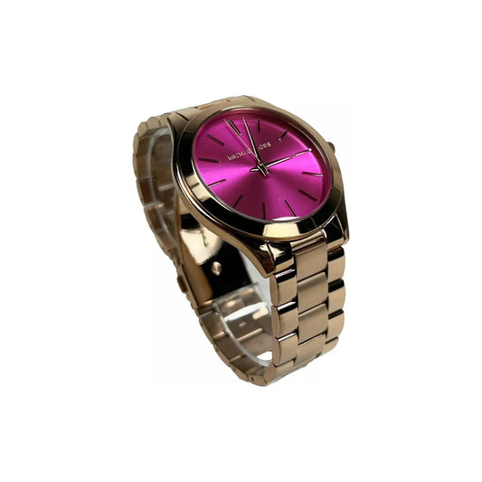 Michael Kors Michael Kors Slim Runway Stainless Steel Watch MK3291 Pink Silver MK3291 1728,67346104480,Michael Kors,New with tags,Unisex Watches - Watches