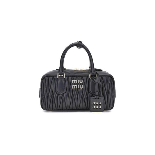 Miu Miu-Miu Miu Arcadie Shoulder Bag-1728,72470364320,Bags,Black,Miu Miu,New with tags,Shoulder Bags - Women - Bags,Women,Women - Bags-MI5BB142VOONAN88F0002BB