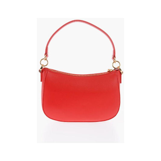 Moschino Moschino LOVE Faux Leather Bag with Removable Shoulder Strap and Meta MOP490760GD 1728,74866327712,Bags,Moschino,New with tags,Red,Tote Bags - Women - Bags,Women,Women - Bags
