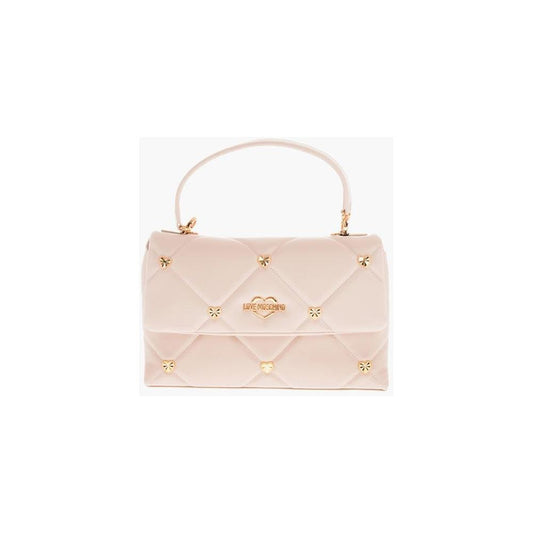 Moschino Moschino LOVE Faux Leather Quilted Bag with All-Over Hearts MOP468548GD 1728,74866327712,Bags,Beige,Moschino,New with tags,Tote Bags - Women - Bags,Women,Women - Bags