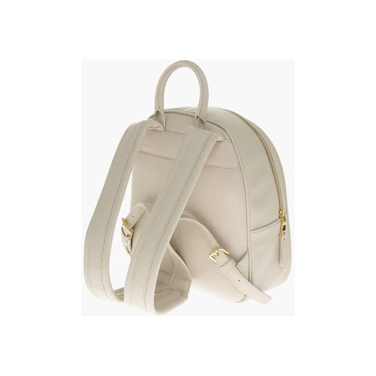 Moschino Moschino LOVE Textured Faux Leather Backpack with Embossed Logo MOP554707GD 1728,74866327712,Backpacks - Women - Bags,Bags,Beige,Moschino,New with tags,Women,Women - Bags