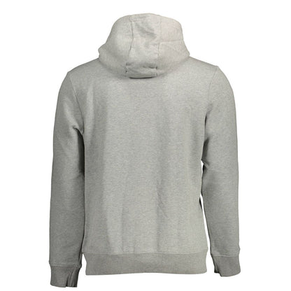 Napapijri Gray Cotton Men's Hoodie