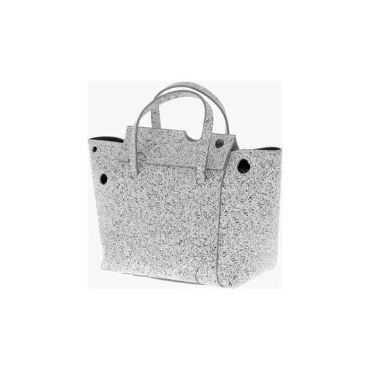 Off-White Off-White Marble Effect Leather BURROW Tote Bag OFP597806GD 1728,74866327712,Bags,Gray,New with tags,Off-White,Tote Bags - Women - Bags,Women,Women - Bags