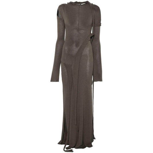 Ottolinger-Ottolinger linen-blend maxi dress-LDin,Spring - Summer 2025,Women,Women > Clothing,Women > Clothing > Dresses,Yes Eu-10550050601GRN-P25