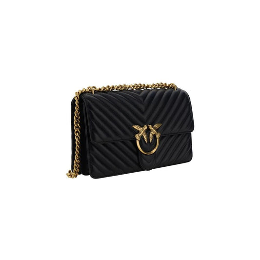 PINKO PINKO Love One Classic Shoulder Bag 1728,72470364320,Bags,Black,New with tags,PINKO,Shoulder Bags - Women - Bags,Women,Women - Bags PI100941A0GKZ99QBB