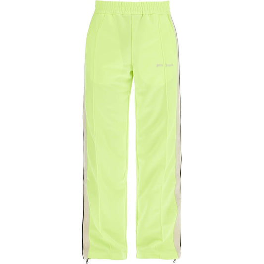 Palm Angels contrast band joggers with track in Trousers Palm Angels Pale Goldenrod