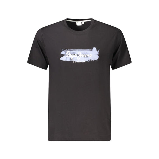 Pepe Jeans Pepe Jeans Black Cotton Men T-Shirt 1728,67403481248,Black,Clothing,M,Men,Men - Clothing,New with tags,Pepe Jeans,S,T-Shirts - Men - Clothing,XL PE-34978-S
