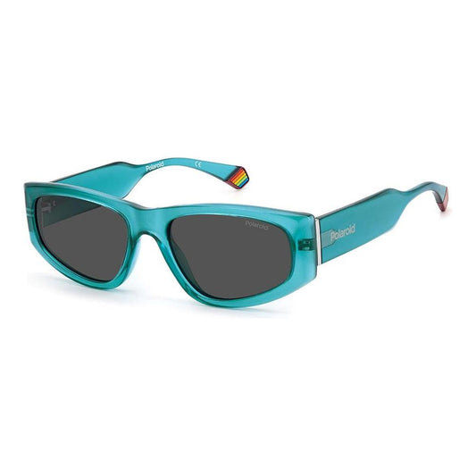 Polaroid Polaroid Green Plastic Sunglasses POPLD6169S1EDAC 1728,Green,New with tags,Polaroid,Unisex,Unisex Sunglasses - Sunglasses
