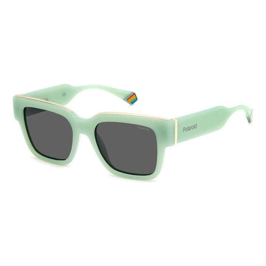 Polaroid Polaroid Green Resin Sunglasses POPLD6198SX1EDF2M9AC 1728,Green,New with tags,Polaroid,Unisex,Unisex Sunglasses - Sunglasses