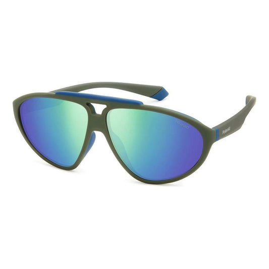 Polaroid Polaroid Green Rubber Sunglasses POPLD2151SDLDG25ZAC 1728,Green,New with tags,Polaroid,Unisex,Unisex Sunglasses - Sunglasses