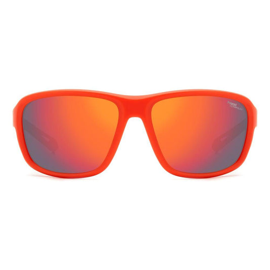 Polaroid Polaroid Red Resin Sunglasses POPLD7049S0Z3G2BGAC 1728,67434610848,New with tags,Polaroid,Red,Unisex,Unisex Sunglasses - Sunglasses