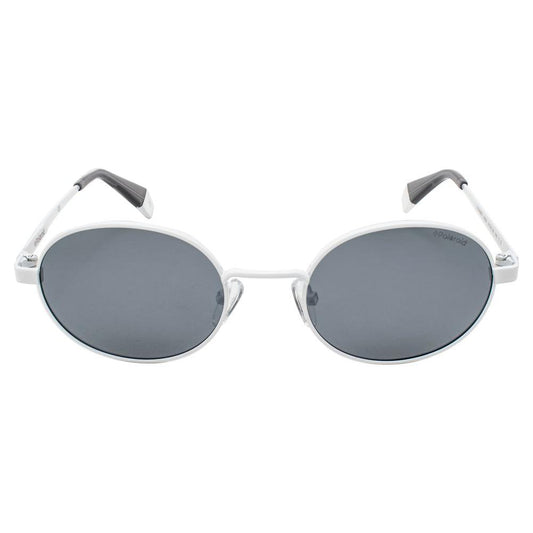 Polaroid Polaroid White Metal Sunglasses POPLD6066SVK6EXAC 1728,New with tags,Polaroid,Unisex,Unisex Sunglasses - Sunglasses,White