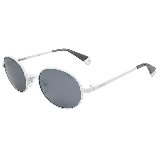 Polaroid Polaroid White Metal Sunglasses POPLD6066SVK6EXAC 1728,New with tags,Polaroid,Unisex,Unisex Sunglasses - Sunglasses,White