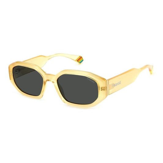 Polaroid Polaroid Yellow Metal Sunglasses POPLD6189S40GAC 1728,New with tags,Polaroid,Sunglasses for Women - Sunglasses,Women,Yellow