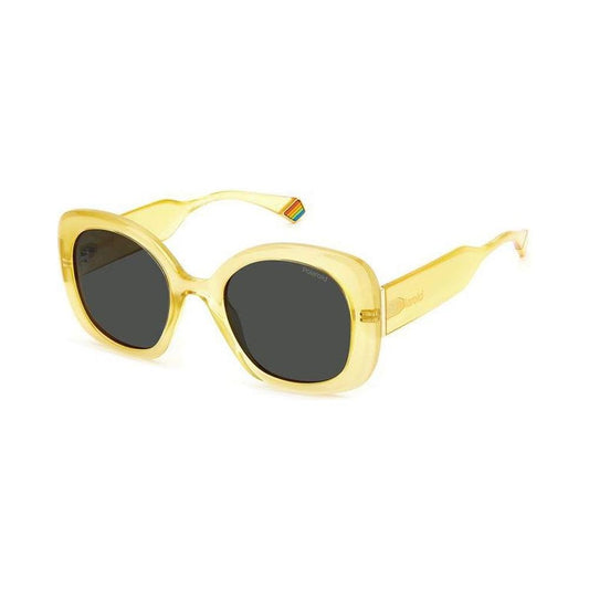 Polaroid Polaroid Yellow Metal Sunglasses POPLD6190S40GAC 1728,New with tags,Polaroid,Sunglasses for Women - Sunglasses,Women,Yellow