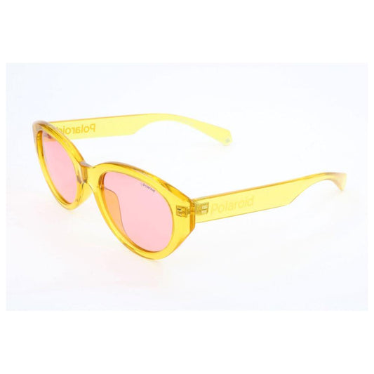 Polaroid Polaroid Yellow Polycarbonate Sunglasses POPLD6051GS40GAC 1728,New with tags,Polaroid,Sunglasses for Women - Sunglasses,Women,Yellow