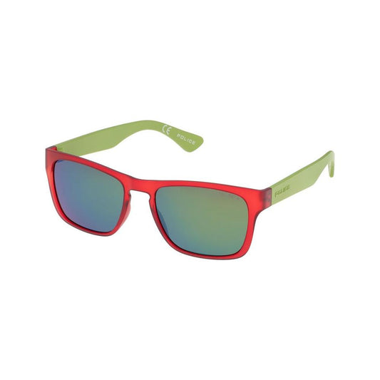 Police Police Red Injected Sunglasses POS198854Z75YAC 1728,New with tags,Police,Red,Unisex,Unisex Sunglasses - Sunglasses