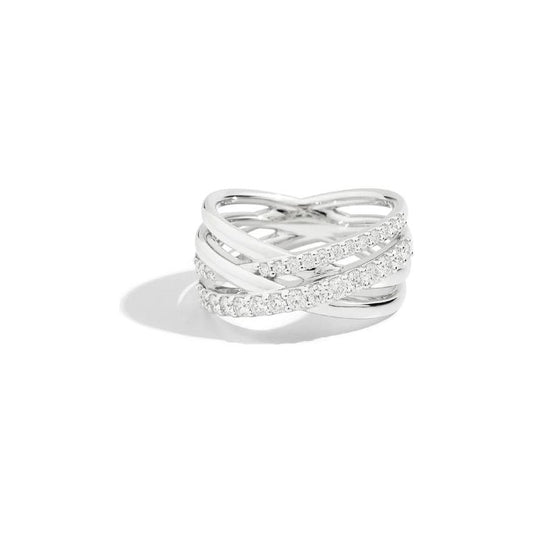 ANELLI RECARLO MOD. R81FL001_061-15 DESIGNER FASHION JEWELLERY RECARLO JEWELS Light Gray