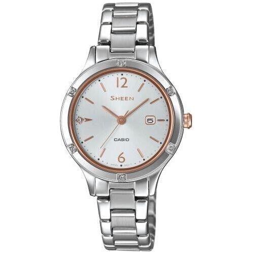 CASIO SHEEN Mod. LADY DATE - SILVER ***SPECIAL PRICE*** WATCHES CASIO COLLECTION & VINTAGE Light Gray