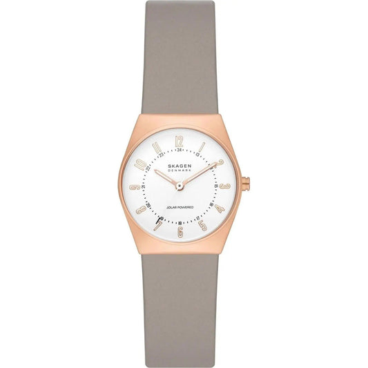 SKAGEN Mod. GRENEN LILLE SOLAR WATCHES SKAGEN DENMARK Rosy Brown