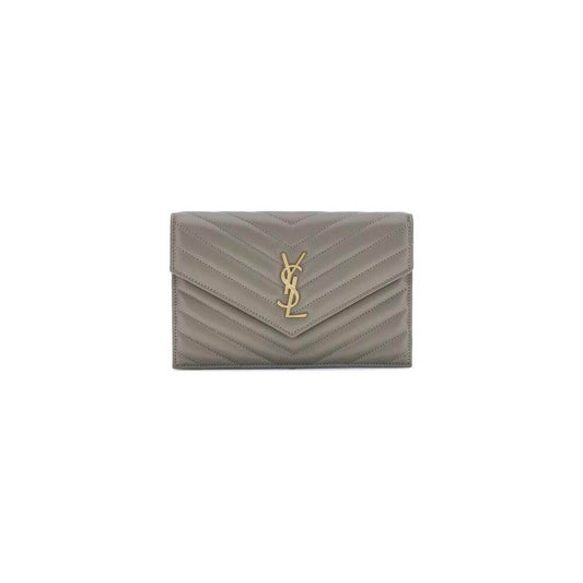 Saint Laurent-Saint Laurent Wallet with shoulder strap-1728,72470364320,Bags,Green,New with tags,Saint Laurent,Wallets - Women - Bags,Women,Women - Bags-SA742920AAA443798BB
