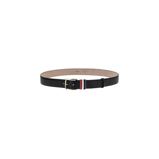 Thom Browne Thom Browne Hammered leather Belt TH-MCX039A00198001-100 CM / 40 INCHES 100 cm / 40 Inches,1728,72470364320,85 cm / 34 Inches,90 cm / 36 Inches,Accessories,Belts - Men - Accessories,Black,Men,Men - Accessories,New with tags,Thom Browne
