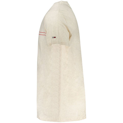 Tommy Hilfiger Beige Cotton Men's T-Shirt