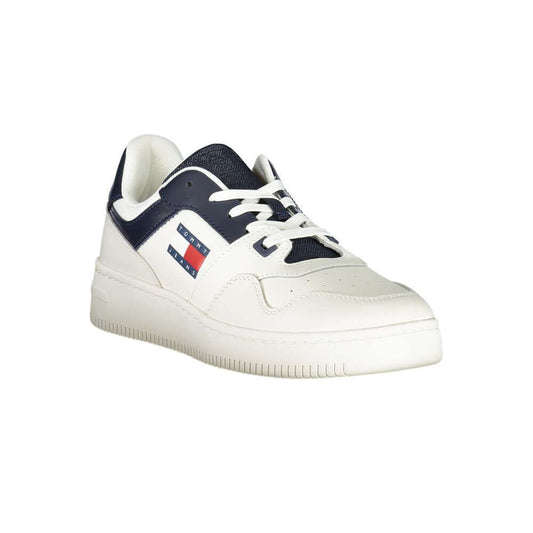 Tommy Hilfiger-Tommy Hilfiger Blue Leather Men Sneaker-1728,67403481248,Blue,EU40/US7,EU41/US8,EU42/US9,EU43/US10,EU44/US11,EU45/US12,EU46,Men,Men - Shoes,New with tags,Shoes,Sneakers - Men - Shoes,Tommy Hilfiger-TO-36753-EU40/US7