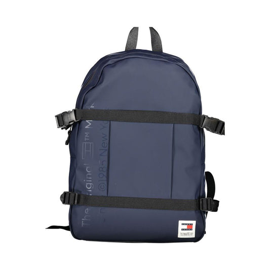 Tommy Hilfiger Tommy Hilfiger Blue Polyethylene Backpack TO-30694 1728,67403481248,Backpacks - Men - Bags,Bags,Blue,Men,Men - Bags,New with tags,Tommy Hilfiger