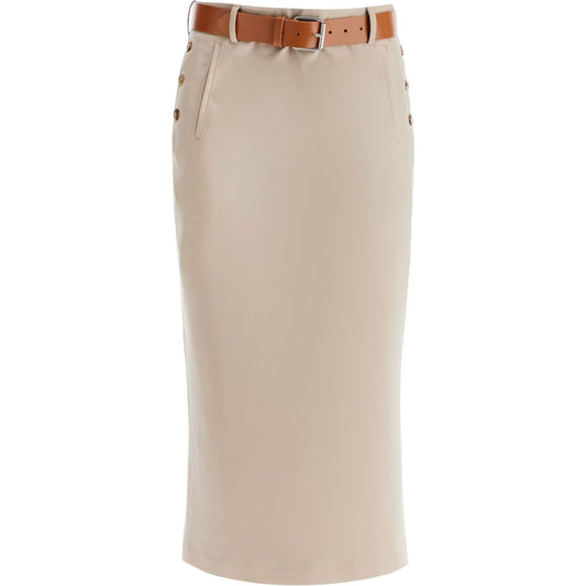 Moschino skirt with belt Skirts Moschino Gray