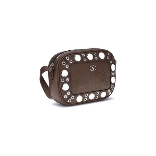 Valentino Garavani-Valentino Garavani Nellcôte Shoulder Bag-1728,72470364320,Bags,Brown,New with tags,Shoulder Bags - Women - Bags,Valentino Garavani,Women,Women - Bags-VA7W2B0R74MJLW04BB