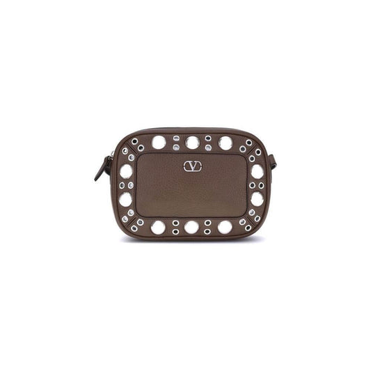Valentino Garavani-Valentino Garavani Nellcôte Shoulder Bag-1728,72470364320,Bags,Brown,New with tags,Shoulder Bags - Women - Bags,Valentino Garavani,Women,Women - Bags-VA7W2B0R74MJLW04BB