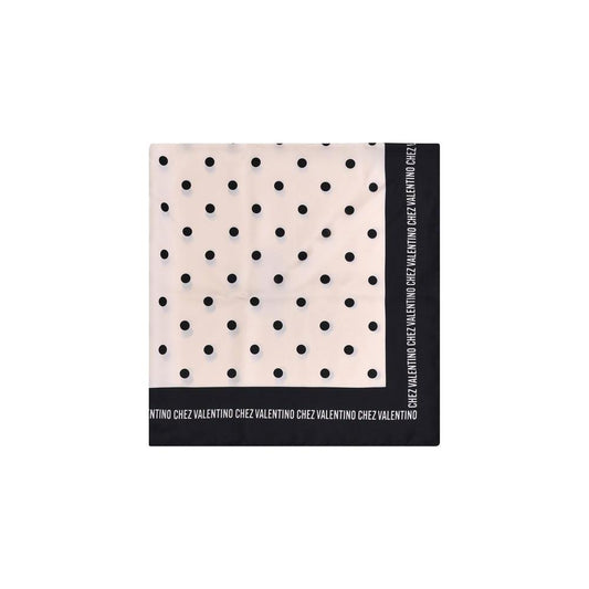 Valentino Garavani Valentino Garavani Polka dot silk Scarf VA7W2EI114WFMQT3BB 1728,72470364320,Black,New with tags,Scarves - Women - Accessories,Valentino Garavani,Women