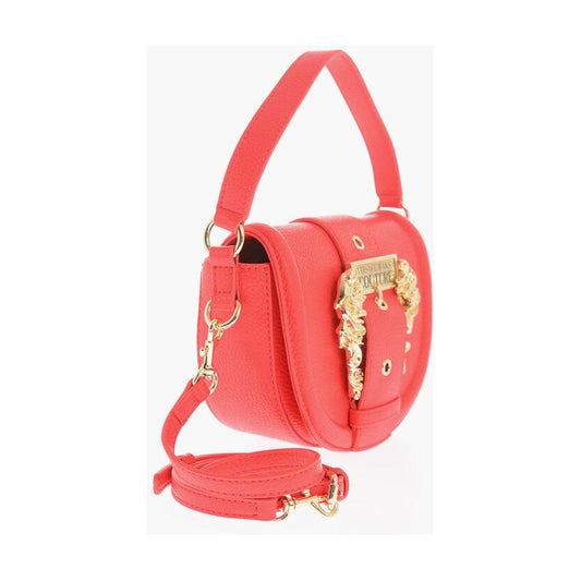 Versace Versace JEANS COUTURE Texture Faux Leather Shoulder Bag with Maxi Go VEP518635GD 1728,74866327712,Bags,New with tags,Red,Shoulder Bags - Women - Bags,Versace,Women,Women - Bags