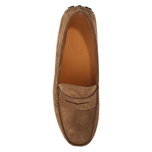 Tod'S light walnut leather driving moccasin Moccasins Tod'S Sienna