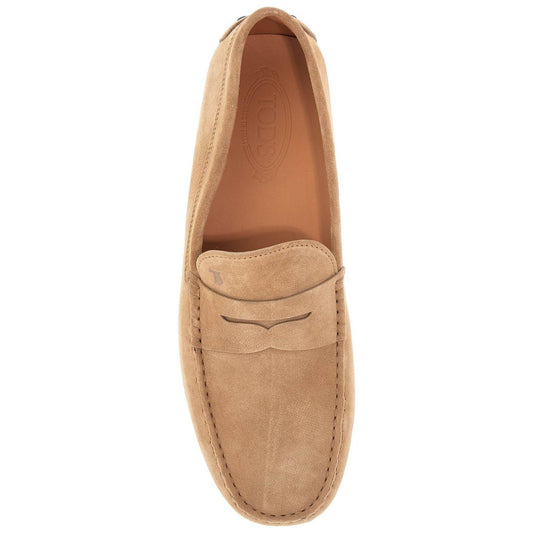 Tod'S bisquit leather moccasin with rubber sole Moccasins Tod'S Rosy Brown