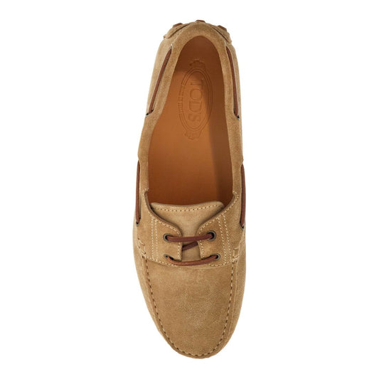 Tod'S suede biscuit leather loafers with rubber sole Moccasins Tod'S Sienna