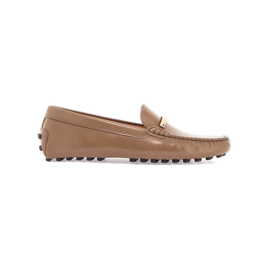 Tod'S cappuccino leather driving moccasin Loafers Tod'S Dim Gray