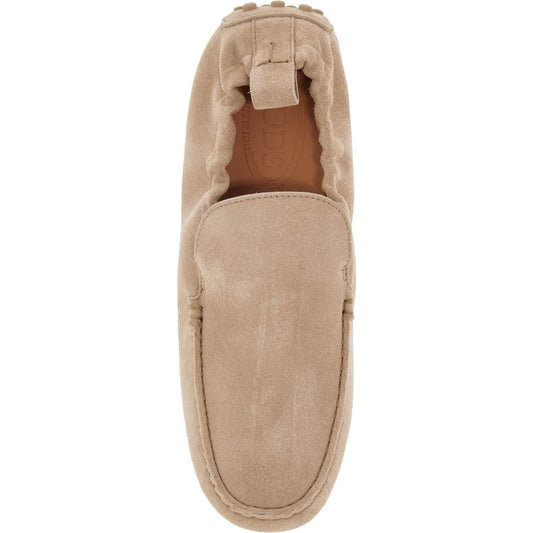 Tod'S gathered leather slippers in cord color Mules Tod'S Rosy Brown