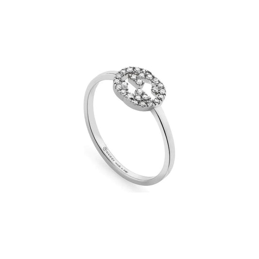 ANELLI GUCCI MOD. YBC729412003 DESIGNER FASHION JEWELLERY GUCCI JEWELS Light Gray
