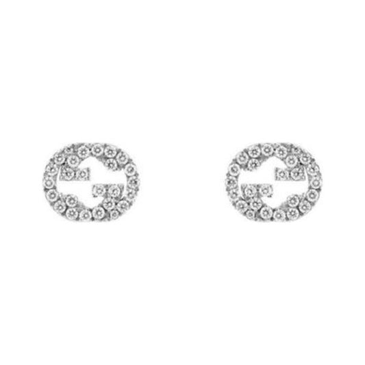 ORECCHINI GUCCI MOD. YBD729408003 DESIGNER FASHION JEWELLERY GUCCI JEWELS Light Gray