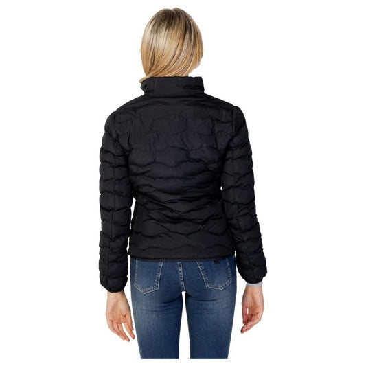 EA7 Emporio Armani Black Polyester Jackets & Coat