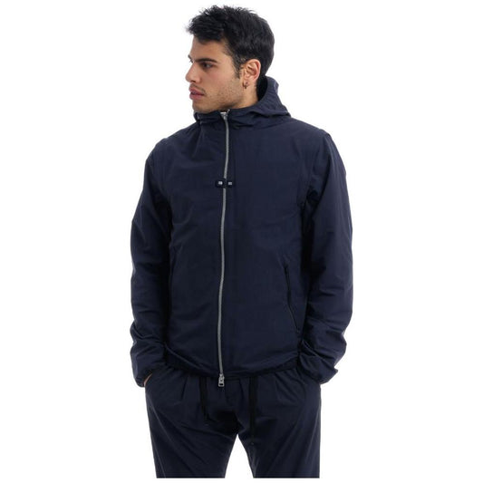 Herno Blue Nylon Jacket