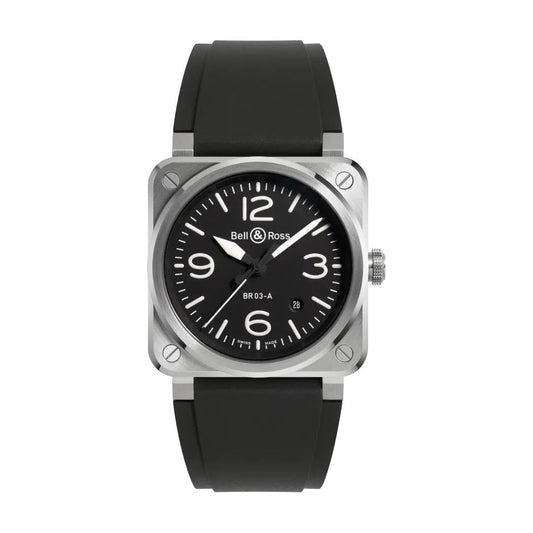 BELL & ROSS MOD. BR03A-BL-ST_SRB WATCHES BELL & ROSS Gray
