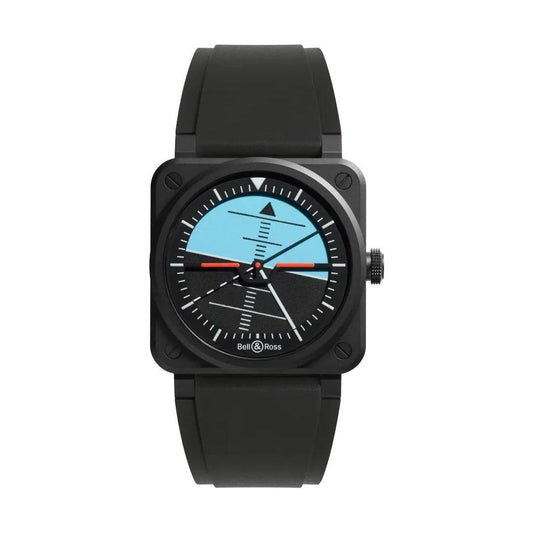 BELL & ROSS MOD. BR03A-HRZ-CE_SRB WATCHES BELL & ROSS Dark Slate Gray