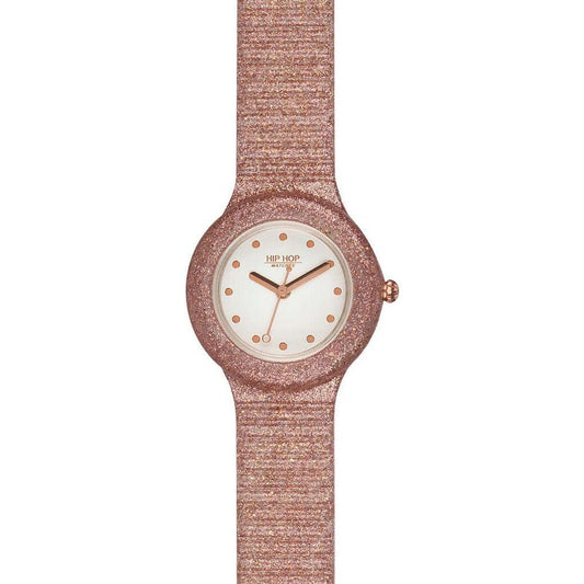 HIP HOP Mod. SPARKLING MANIA WATCHES HIP HOP NEW COLLECTION Rosy Brown