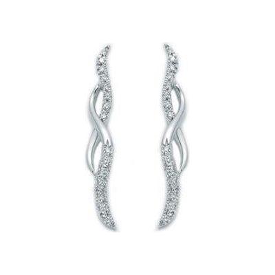 MILUNA Mod. ERD1033 DESIGNER FASHION JEWELLERY MILUNA Light Gray