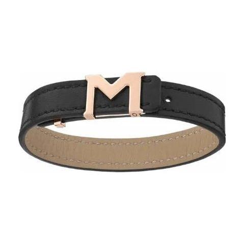 MONTBLANC LEATHER Unisex Mod. M LOGO FASHION ACCESSORIES MONTBLANC Rosy Brown