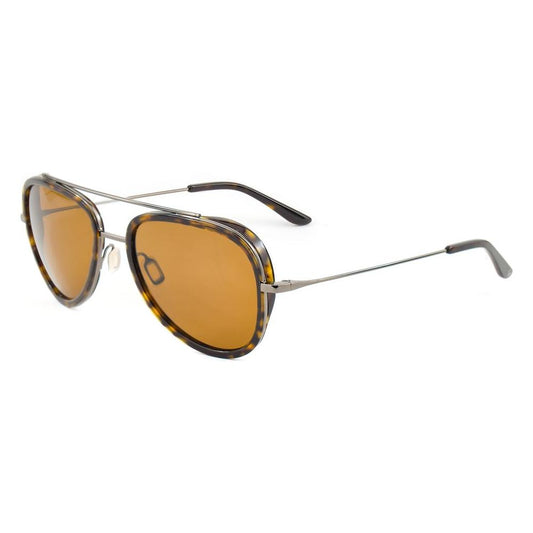 Vuarnet Gray Stainless Steel Sunglasses with Brown Mineral Glass Lenses, Alpine Vision, 53/17/145mm. Reduces Glare, Perfect Clarity